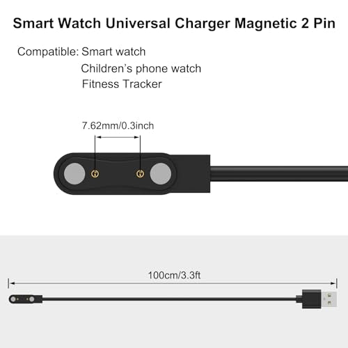 Magnetic Charging Cable for Bark Smart Watch - 3.3FT