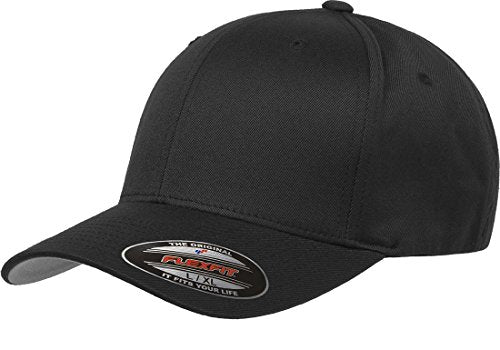 Men's Fitted Baseball Cap - Wooly Combed Twill, Stretch Band