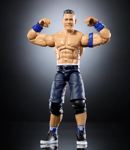 WWE John Cena Action Figure Collector's Edition - Elite Series 119, Retirement Tour, Authentic Poseable Toy