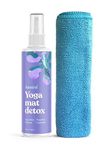 Yoga Mat Cleaner Spray - Peaceful Lavender, Organic Formula, 4 oz