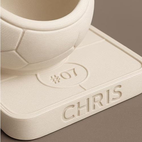 Soccer Pen Holder - 3D Printed Personalized Desk Organizer