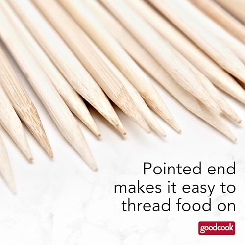 12-Inch Bamboo Skewers - 100 Count for Grilling & Crafts