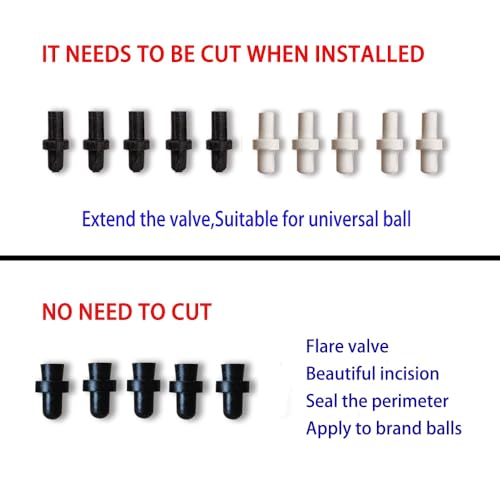 Sport Ball Inflating Valve Nozzle Replacement Kit - Set 1