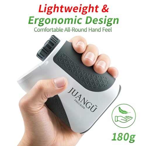 Golf Rangefinder with Slope - 1200 Yards, 7X Magnification, Black