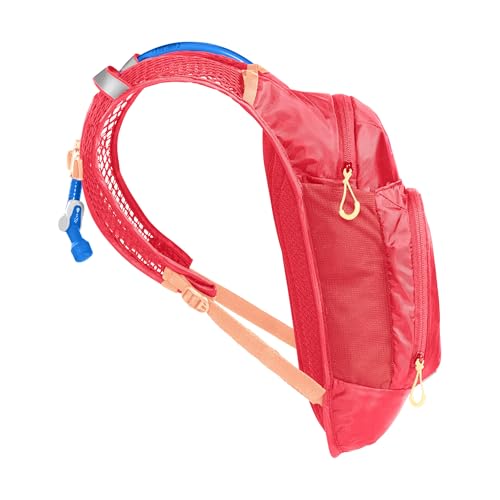 Kids Hydration Backpack - Lightweight Mini M.U.L.E. Pack with 50oz Reservoir - Pink/Flowers