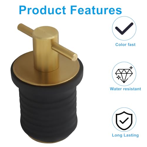 1 Inch Brass Boat Drain Plug - T-Handle Design, 2 Pack