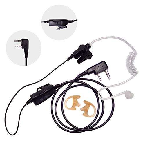 BTECH QHM07 Platinum Series Noise-Cancelling Surveillance Earpiece for K1 Radios - Single Pack
