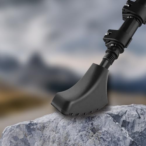 6 Pcs Replacement Cane Tips - Anti-Slip Hiking Pole Shoes