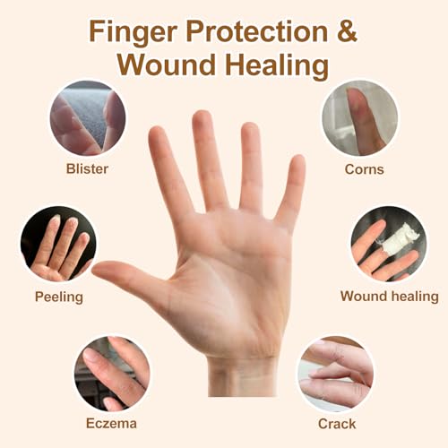 20 Pcs Gel Finger Cots - Reusable Silicone Thumb & Finger Protectors