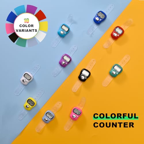Electronic Finger Counter Clicker - 10pcs Mini LCD Tally Counters