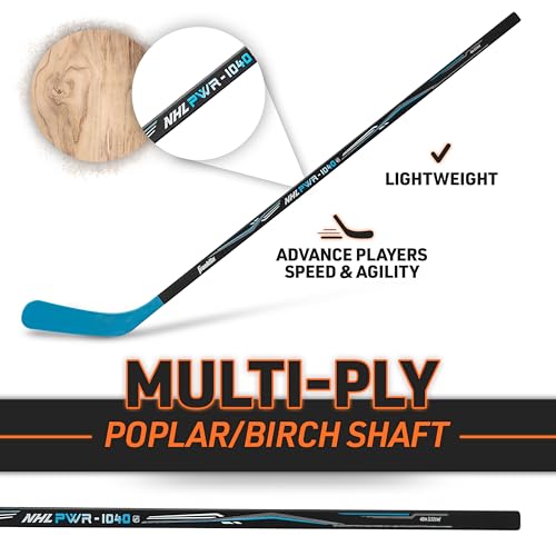 NHL Power 1040 Street Hockey Stick - Youth, Junior, Senior - 40" to 56"