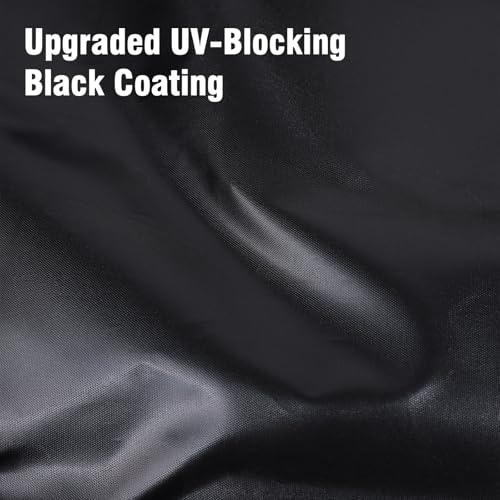 Caoditu 3x4.5m Waterproof Camping Tarp with Poles - All-Weather Sunshade & Rain Fly