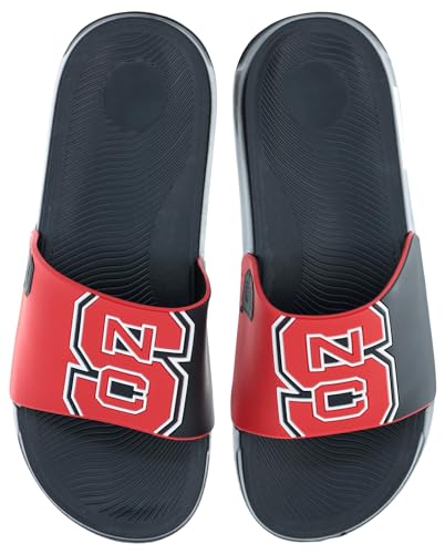 Men's NCAA Big Logo Raised Slide - Nc State Wolfpack Large