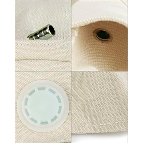 QWORK Sand Blasting Hood Cap, Shawl Sandblaster Protective Gear Mask, Anti Dust/Wind Sandblasting Tool Mask, Heat / Cut / Scratch Resistant Neck Protector, White