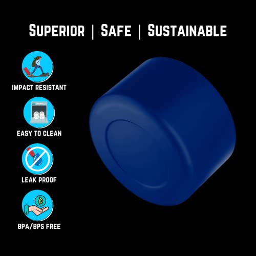 Silicone Boot for Hydro Flask 12-24 oz Bottles - Dark Blue