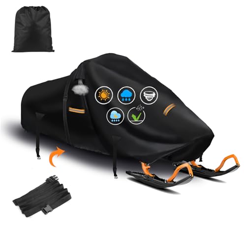 Heavy Duty Snowmobile Cover 900D - Waterproof & UV Protection