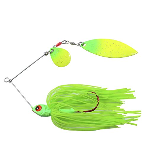 Reed Runner Tandem Spin Spinner Bait - Blackbird / 1/2 Oz