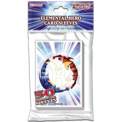 Elemental Hero Card Sleeves - 50-Pack Tournament Legal Protectors