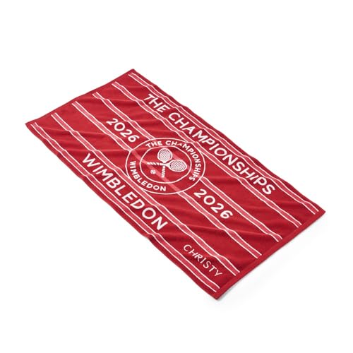 Wimbledon 2026 Championship Towel - Quick Dry - Strawberry