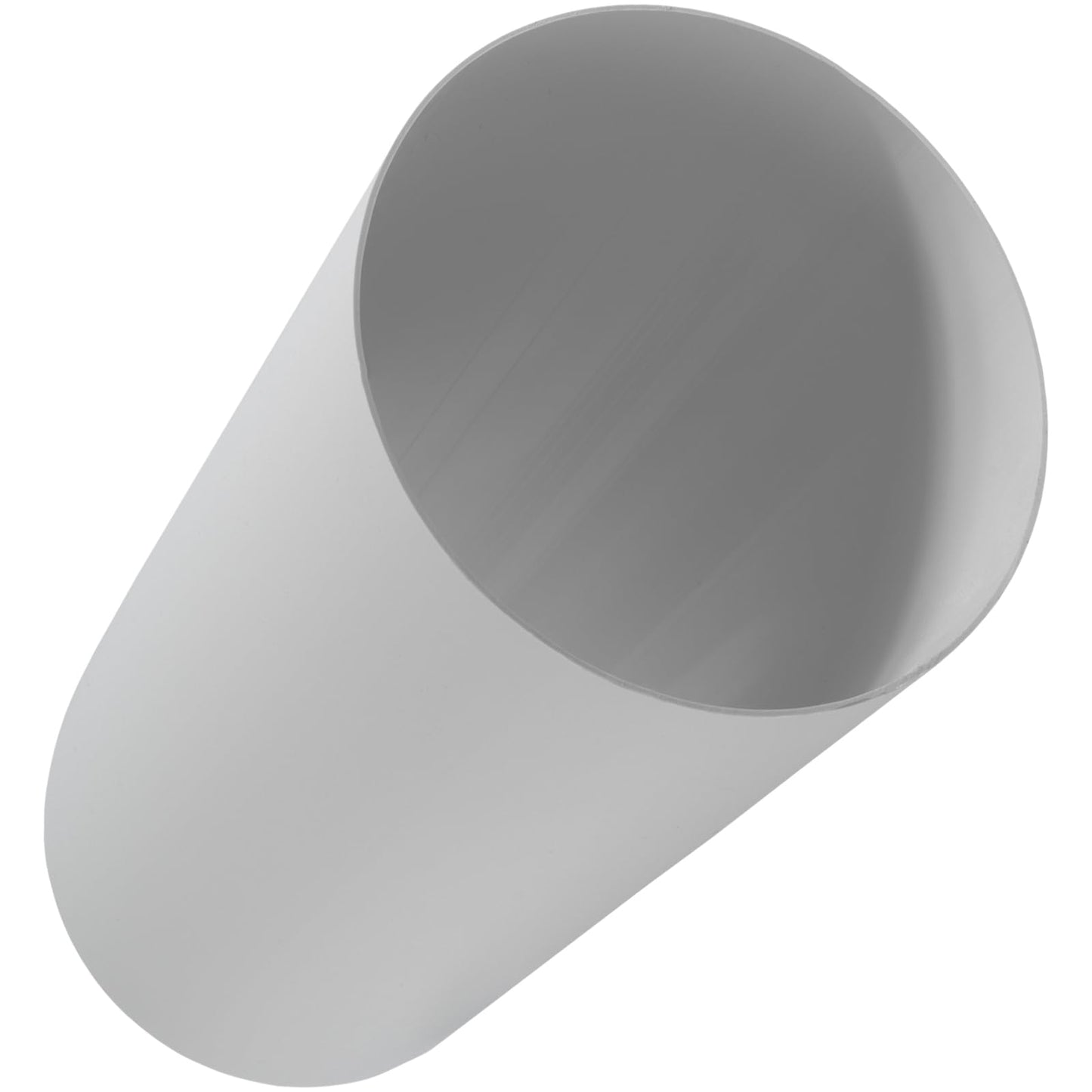 5" Inch Round Straight Plastic Ventilation Duct - 12" Inch Long Rigid Ducting Vent - Replacement Pipe, Extension, Fresh Air Circulation - Through-Wall Vent Duct, Straight Plastic Pipe for HVAC Ducting