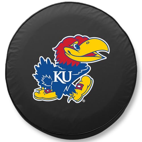 Kansas Jayhawks Exact-Fit Tire Cover - D10 (30.75"x10")