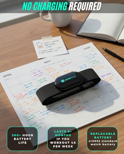 Bluetooth Heart Rate Monitor Chest Strap - Dual ANT+ & Bluetooth