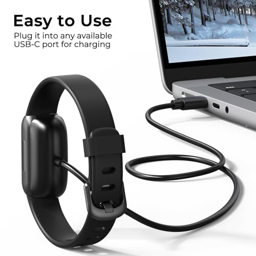 USB-C Charging Cable for Inspire 3 Smartwatch - 1.6ft Replacement Cord