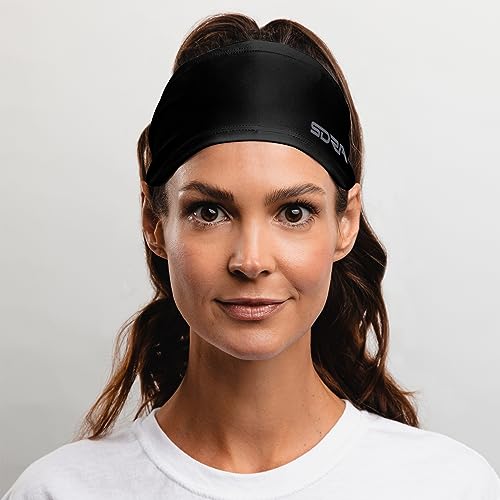 Lightweight Spandex Workout Headband - Black