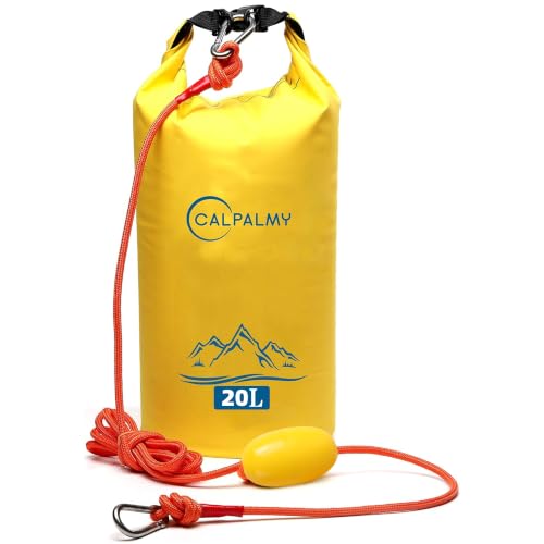 Yellow 20L 2-in-1 Sand Anchor Bag for Kayaks, Jet Skis & Floats
