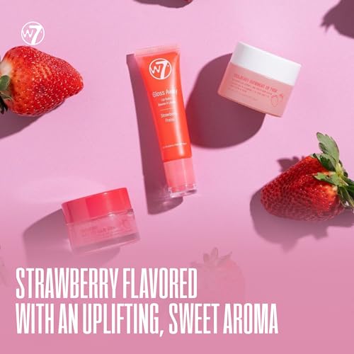 Lip Care Trio - Overnight Mask, Balm & Scrub - Strawberry