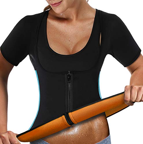 Sauna Body Shaper Sweat Suit - Neoprene Vest - Black XX-Large