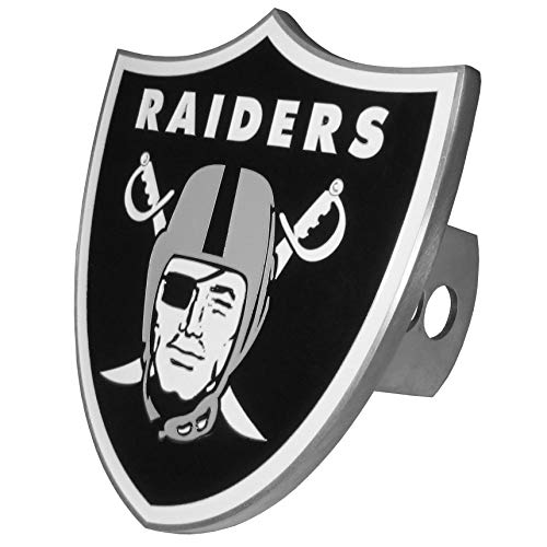 NFL Oakland Raiders Large Logo Hitch Cover - Class II & III
