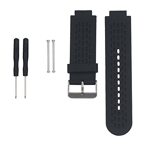 Silicone Replacement Band Strap for Garmin Approach S2/S4 & Vivoactive - Black