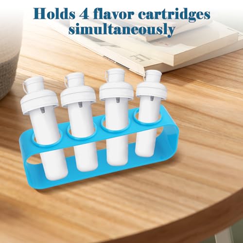 2-Pack Cirkul Flavor Cartridge Holders - Blue Acrylic Storage