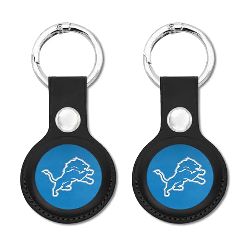 NFL Detroit Lions AirTag Holder Keychain - 2-Pack for Dogs & Cats