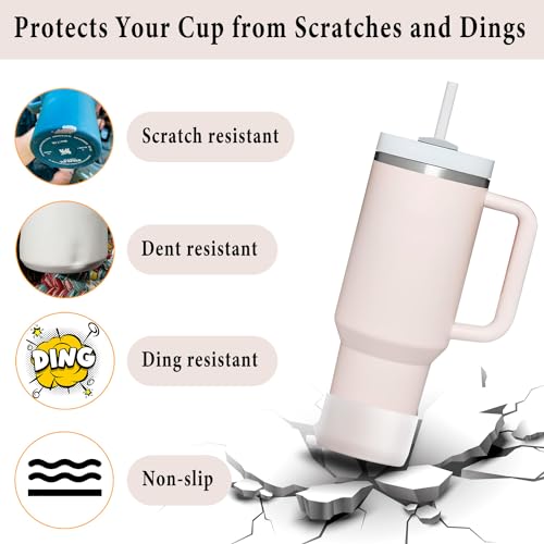 Silicone Boots for Tumblers and Bottles - 2-Pack Clear