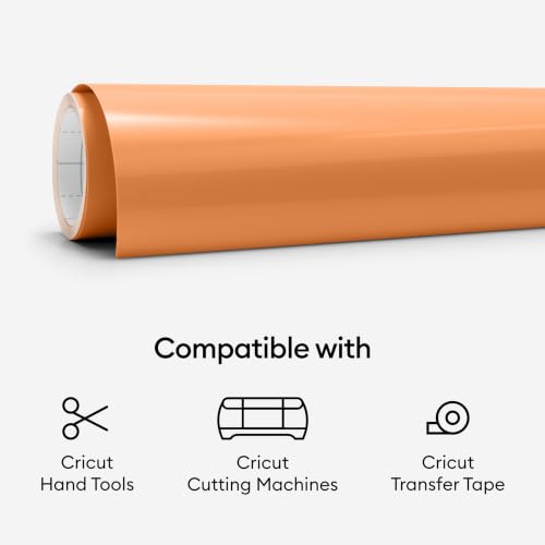 Premium Permanent Adhesive Vinyl Roll - Orange - 12" x 48"