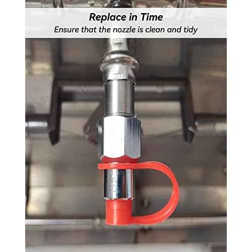 Rubber Blow Off Caps Fit for Ansul R102 Piranha Industrial Kitchen Fire Suppression Nozzles Suppression Vent A Hood Systems Grease Caps Kit, 20 Caps