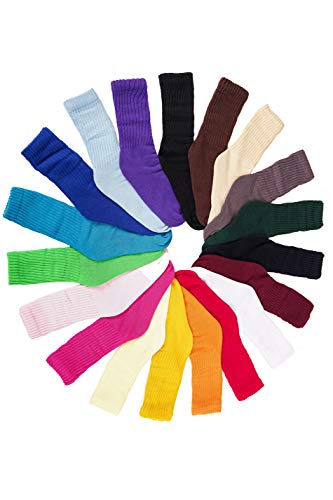 Lightweight Slouch Socks - Size 9-11 - Yellow