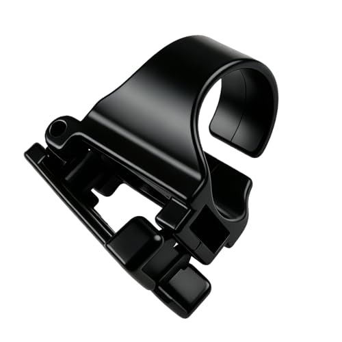 4 Pack Black Snorkel Clips - Durable Plastic for Snorkeling & Diving