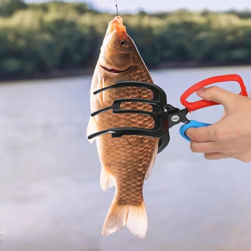 3-Claw Fish Gripper Pliers - Durable Fishing Tool for Easy Catch & Release
