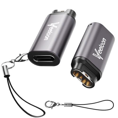 USB-C Charger Adapter for Garmin Watch - 2 Pack with Lanyard
