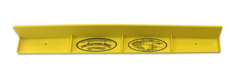 The Putting Arc - T3 Model - Golf Training Aid Used to Perfect Your Putting and Reduce Your Score! - Practice and Master Your Putting Fundamentals! - Golden Yellow