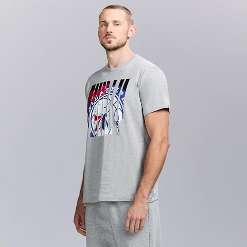 Men's Graphic Cotton T-Shirt - Game 7 Lightweight Crew Neck