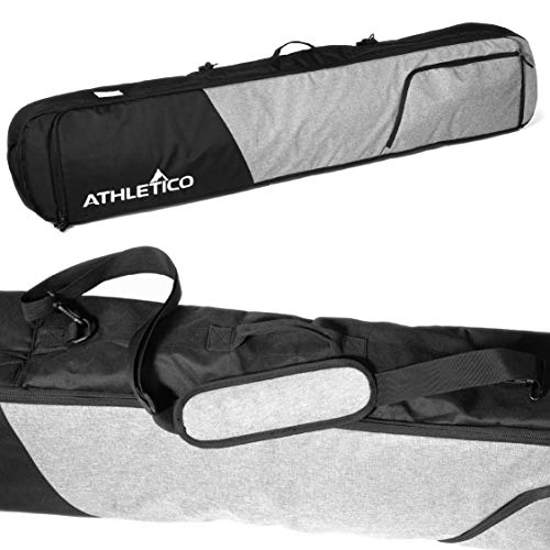 Athletico 157cm Peak Snowboard Bag with Padding — Black/Gray Travel Case for Boots & Gear