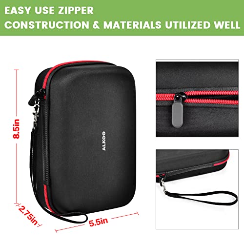 ALKOO Dart Case Holder Bag for 12 Darts – Red, Holds 12 Steel/Soft Tip Darts
