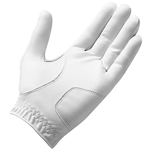 Golf Gloves - TaylorMade Stratus Tech Left Hand - White, Large