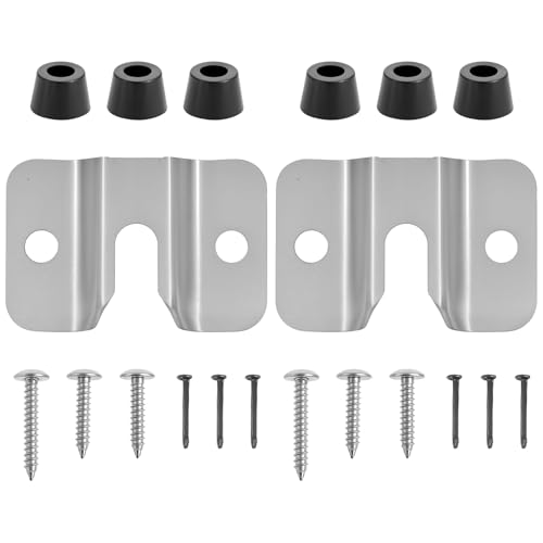 Dart Board Mounting Bracket Kit - 2 Sets with Screws & Stabilisers