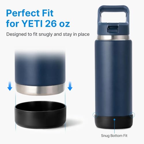 Silicone Boot for YETI Rambler Bottle 26oz - Black