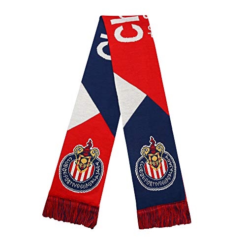 Chivas Soccer Scarf - Unisex Adult - Club Deportivo Guadalajara - Red